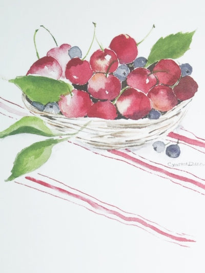 Basket of Cherries - box of 8